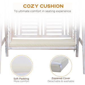 Balancelle 2 places avec auvent et coussin