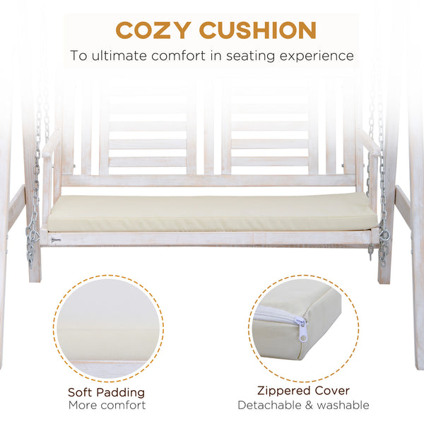 Balancelle 2 places avec auvent et coussin