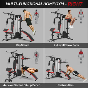 Appareil de musculation multifonction avec banc pour abdominaux