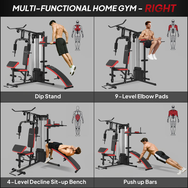Appareil de musculation multifonction avec banc pour abdominaux