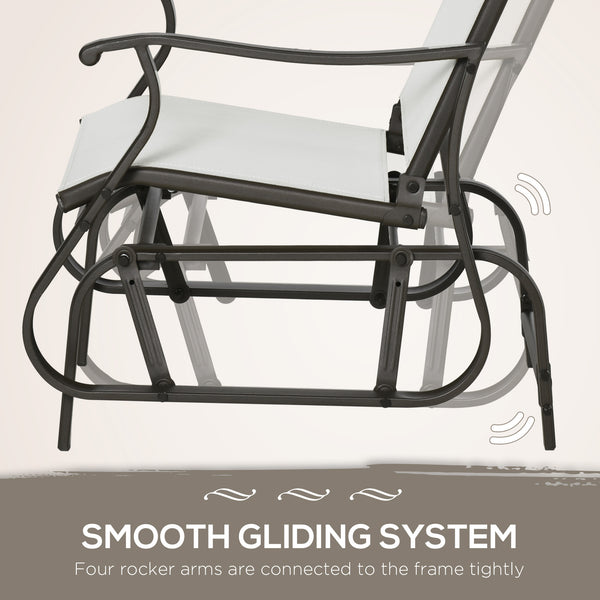 Ensemble bistro à bascule 3 pièces, blanc crème