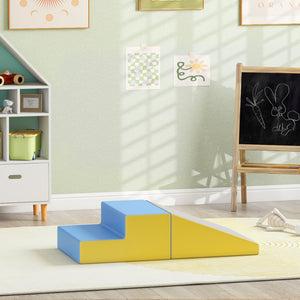 Ensemble de jeux souples 2 pièces pour grimper et ramper, bleu