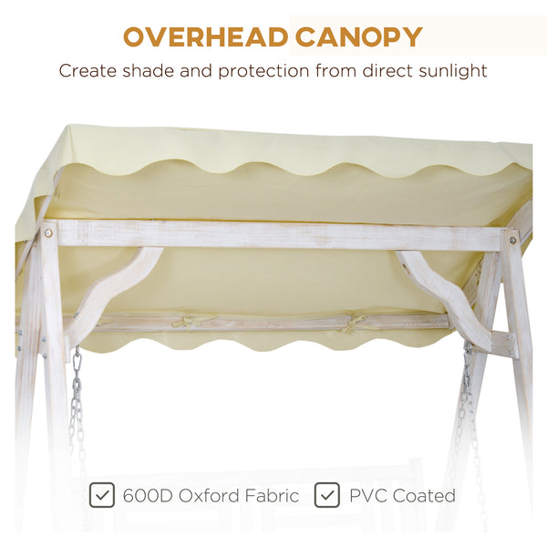 Balancelle 2 places avec auvent et coussin