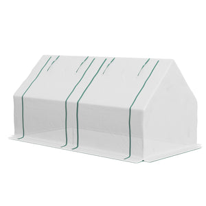 Mini serre portable avec 2 bâches en PE/plastique