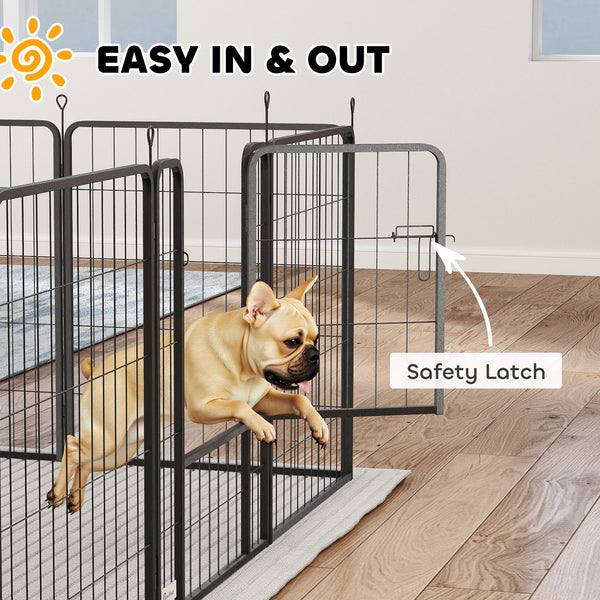 16-panel playpen with strap