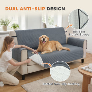 Waterproof 3-seater sofa cover for dogs, cats, and other pets