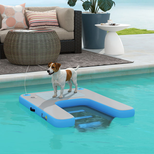 Floating pool ramp