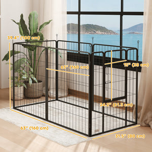 Heavy-Duty Dog Playpen with Door