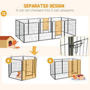 Dog park with gate