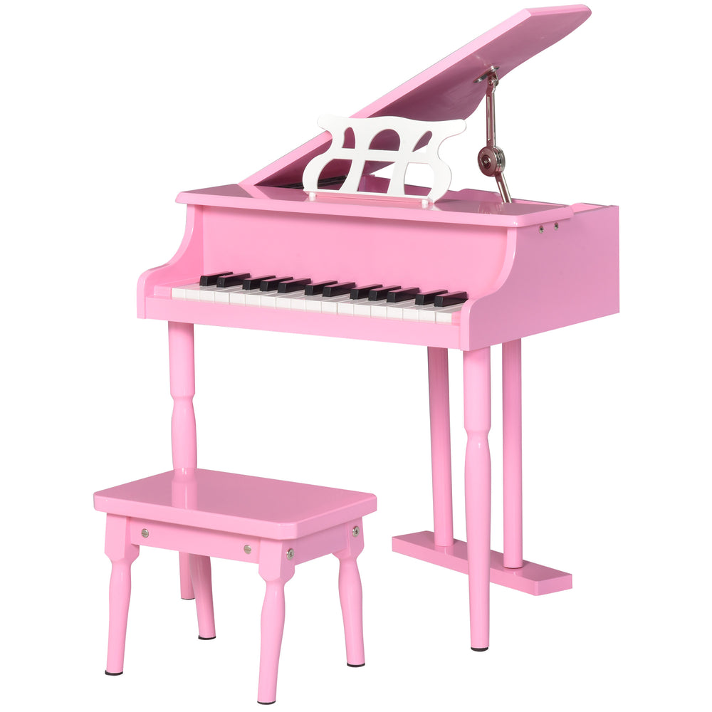 Piano moderne pour enfants avec 30 touches, rose