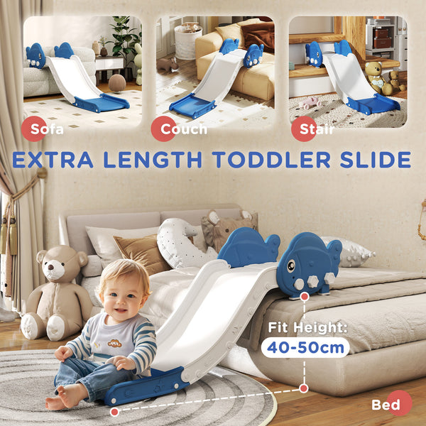 Glissoire pour le lit pour tout-petits bleu