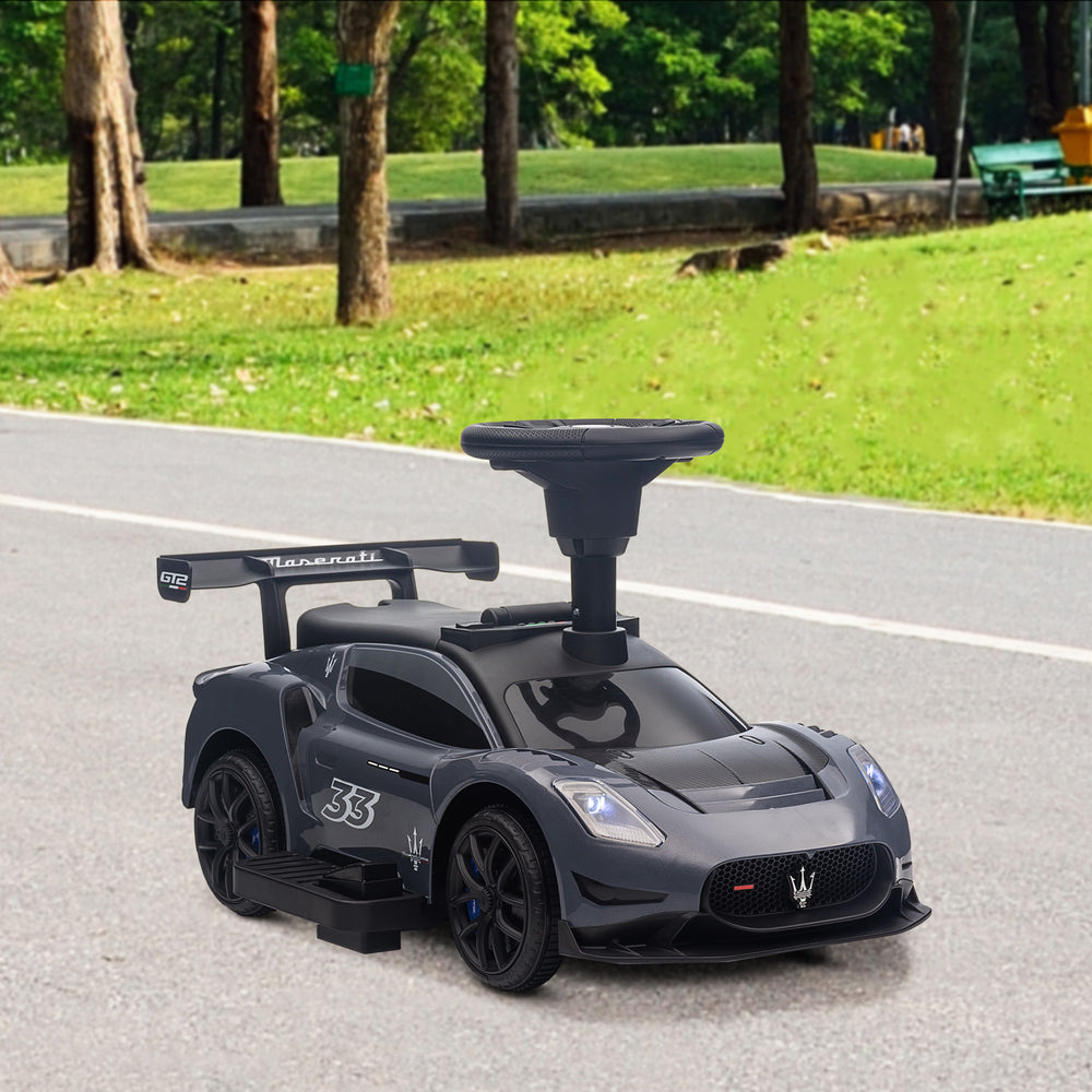 Maserati GT2 6V for toddler, gray