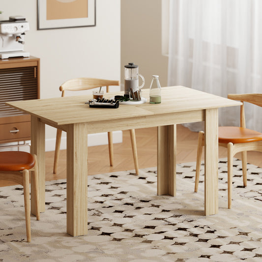 Table à manger extensible pour 6 à 8 personnes
