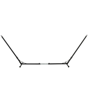 Support de hamac réglable, compatible avec les hamacs de 3 à 4 m, capacité jusqu'à 120 kg, noir