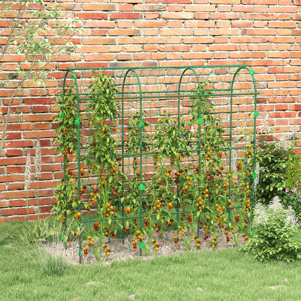 Treillis de jardin en métal pour plantes grimpantes