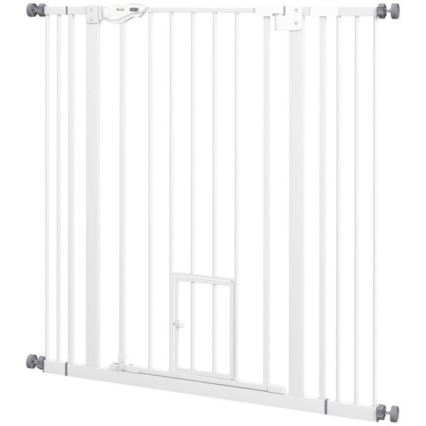 Barrière de sécurité intérieure à ouverture facile, blanche