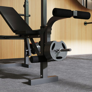 Banc de musculation réglable avec support pour développé couché et tirage latéral