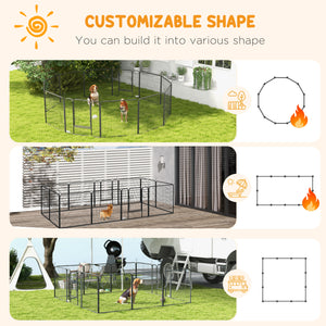 Dog park with gate and 12 panels