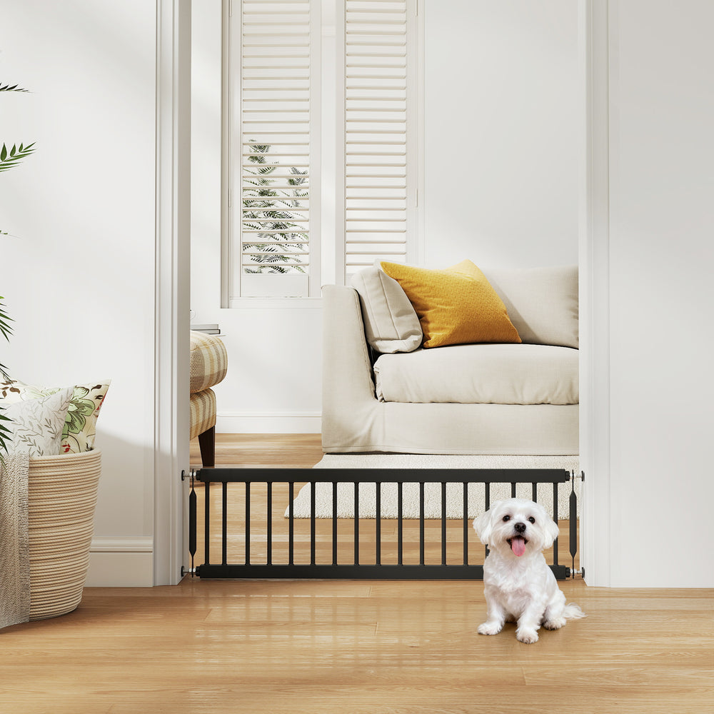 Barrière pour chien, noire