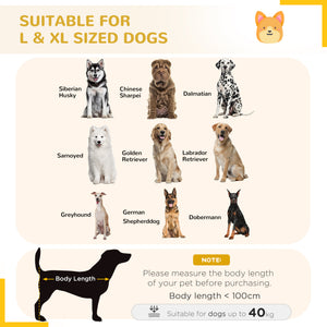 Cage de transport pour chien 44" en acier robuste avec roulettes