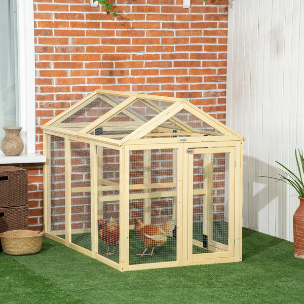 Poulailler extensible avec 2 portes et 3 perchoirs pour 1 à 3 poules